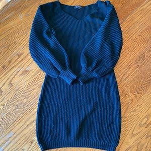Lulus Green Sweater Dress